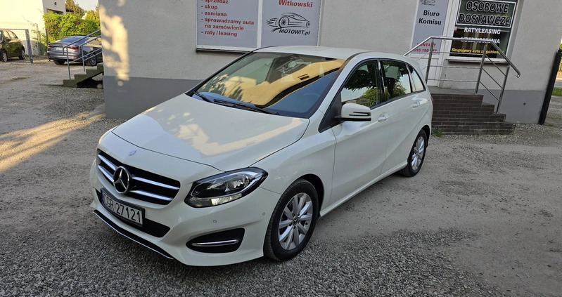 Mercedes-Benz Klasa B cena 69990 przebieg: 49730, rok produkcji 2018 z Sędziszów małe 191